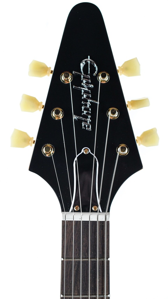 Epiphone 1958 Korina Flying V White Pickguard Reissue Lefty